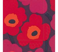 Boston International L552682 Marimekko Serviettes de table en papier, Unikko-Mauve