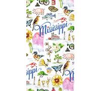 Boston International Rosanne Beck State Collection IHR Lot de 16 serviettes en papier 3 plis pour invités Mississippi