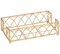 Boston International Serviette Caddy Arche Design des Clients Gold Leaf