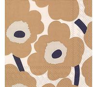 Boston International Unikko Serviette cocktail en lin Crème 1 pièce