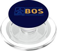 Boston Logan International Airport BOS Airport Code régional 617 PopSockets PopGrip pour MagSafe