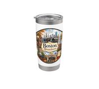 Boston, Massachusetts, grands voiliers, acclamations, Nouvelle-Angleterre Gobelet isotherme en acier inoxydable double paroi