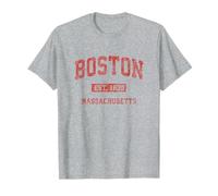 Boston Massachusetts MA Vintage Athletic Sports T-Shirt