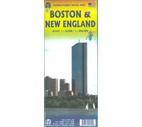 Boston & new england 1/10 000 - 1/800 0000 - Collectif - Itm Publishing - broché - Atlas / carte