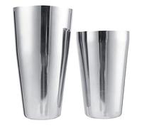 Boston Shaker à Cocktail, Grand Barman Professionnel En Acier Inoxydable, Mélangeur D'alcool Margarita, Shaker à Martini En Acier Inoxydable Pour Boisson, Ensemble Shaker Boston, Argent(800/600ML)