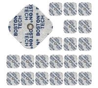 Boston Tech 20 Électrodes compatibles avec électrostimulateurs Beurer, Vitalcontrol | Pads pour TENS EMS avec connecteur à Bouton 3,5 mm + 5x5 cm | (20 x 5x5cm)