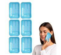 Boston Tech EPIONE Poche Chaud Froid Réutilisable Lot de 6 - Mini Poches de Glace en Gel, Compresse Gel Froid Souple, Flexible Même Congelée, Sans BPA, Usage Familial (11,5 X 8 cm)