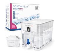 FRESIMAX Distributeur d'eau filtrée Flow 7,5L + 1 Cartouche filtrante. Réduit Le Chlore, Certains pesticides, herbicides, résidus médicamenteux et Le tartre. Sans BPA. Eau au goût optimal.