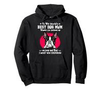 Boston Terrier Best Dog Mom Dogs Lovers Funny Mothers Day Sweat à Capuche