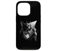 Boston Terrier chanteur chanteur amoureux des chiens Coque pour iPhone 13 Pro
