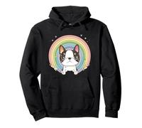 Boston Terrier Chien Coloré Pop Art Cartoon Anime Rainbow Sweat à Capuche
