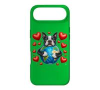 Boston Terrier Chien Earth Day Hug Love Owner Planet Lover Mom Coque pour iPhone Air