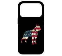 Boston Terrier Dog American Flag 4th of July Coque pour iPhone 17 Pro