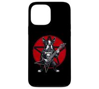 Boston Terrier Heavy Metal Guitar Rock Lover Coque pour iPhone 13 Pro Max