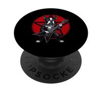 Boston Terrier Heavy Metal Guitar Rock Lover PopSockets PopGrip Adhésif
