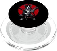 Boston Terrier Heavy Metal Guitar Rock Lover PopSockets PopGrip pour MagSafe