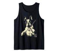 Boston Terrier Jouant du Violon drôle Musicien Chien violoniste Débardeur