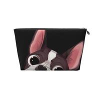Boston Terrier Nature, Trousse de Toilette Trousse de Maquillage Sac à cosmétiques Trousse de Toilette de Voyage Portable