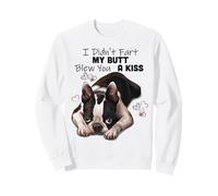Boston Terrier Puppy Kiss Fart - Chien Amusant Sweatshirt