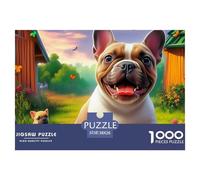 Boston Terrier Puzzle Adulte 1000 Pièces L'Excellence dans Les Défis De Puzzle - pour Une Large Audience : Homme, Femme, Adulte, Enfant Dès 14 Ans 38x26cm/1000pcs