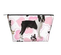 Boston Terrier, Trousse de Toilette Trousse de Maquillage Sac à cosmétiques Trousse de Toilette de Voyage Portable