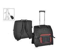 BOSTON Trolley Accordéon Gigbag 72 Basses 47x45x22 cm Noir