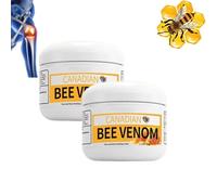 Bostore Canadium Crème au venin d'abeille canadien pour soulager les douleurs osseuses, crème au venin d'abeille Beevana et crème osseuse, soulage la santé des articulations (2 pièces)