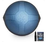 Bosu Demi-ballon d'exercice pour exercices de force et de flexibilité avec matériau résistant à l'éclatement et pompe à main
