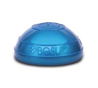 Bosu Lot de 4 boules d'équilibre dynamiques unisexes de 16,5 cm de diamètre pour la force et la flexibilité, gris et bleu