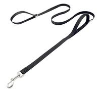 Boswany Laisse imperméable à 2 poignées pour chien, 1,8 m, anti-odeurs, deux poignées pour contrôle de sécurité, laisse de dressage pour chien de plage, bord de mer, temps humide, extérieur avec