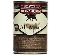 Boswelia Lot de 6 boîtes de pâtée pour Chien 100% Viande 400 g (Poids Total 2,4 kg)
