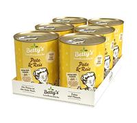 Boswelia Lot de 6 boîtes de pâtée pour Chien (400 g) Dinde et Riz Poids Total 2,4 kg