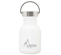 Bot. ac. inox Basic 350ml S/S tapón - Blanco