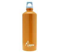 LAKEN Bouteille d'eau en aluminium Futura de avec bouchon à vis et goulot étroit, Gourde Alum 0,75 Litre, Orange