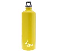 LAKEN Bouteille d'eau en aluminium Futura de avec bouchon à vis et goulot étroit, Gourde Alum 1 Litre, Jaune