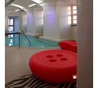 BOT ONE - Table basse ou Pouf Slide Rouge