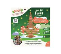 Botaki Mon kit forêt: Construis et décore ton sapin de Noël en bois