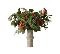 Botané Bouquet artificiel Cedar Grove Hortensia-dahlia semi-cactus-calla. 90 cm. 14 pièces