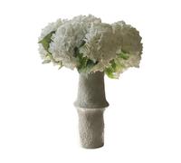 Botané Bouquet artificiel d’hortensias Blanc. 7 pcs