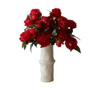 Botané Bouquet artificiel de pivoines Large. rouge 7 pcs