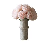 Botané Bouquet artificiel de pivoines Mini. rose clair 10 ts