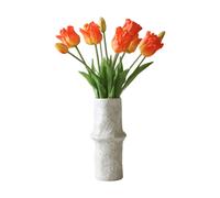 Botané Bouquet artificiel de tulipes Triumph Orange. 10 pcs