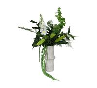 Botané Bouquet artificiel Silent Meadow Delphinium-lis-amarante-eucalyptus-fougère 6 pcs