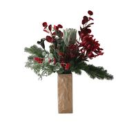 Botané Bouquet artificiel Wild Winter Protée. chrysanthème araignée. calla. eucalyptus. 84 cm