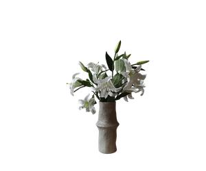 Botané Bouquet De Lys Élégant Blanc