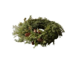 Botané Couronne Evergreen Pine Wreath Branches de sapin. Ø40 cm