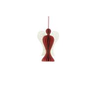 BOTANIC®-Ange à suspendre rouge et or taille S 12,5 cm