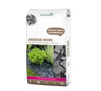 BOTANIC®-Ardoise noire pour jardin de calibre 10 à 30 mm en sac de 20 L