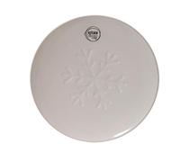 BOTANIC®-Assiette à dessert en grès motif flocon - diamètre 20 cm