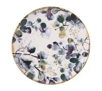 BOTANIC®-Assiette à dessert Flora motif feuillage multicolore diamètre 21,5 cm
